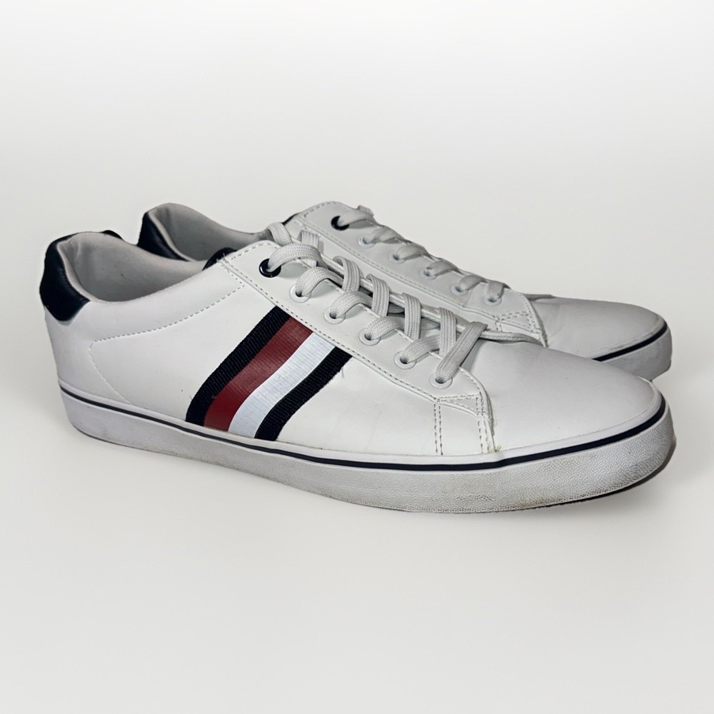 Men's Tommy Hilfiger Pesto Low Top Sneaker TMPESTO-F White Size 13